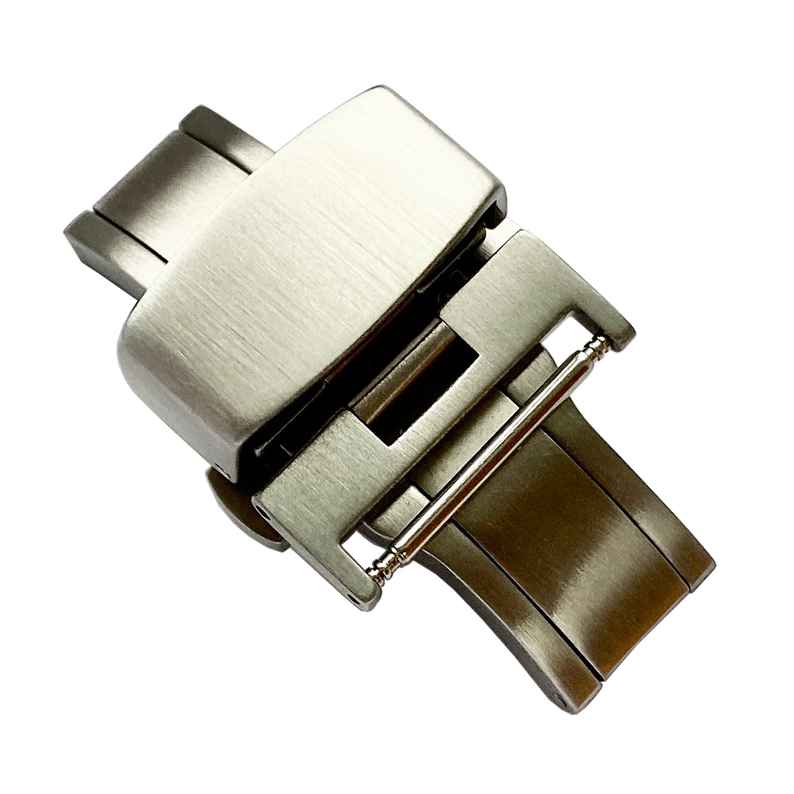 Fluco Butterfly Deployant Clasp Brushed Stainless Steel - Holben's