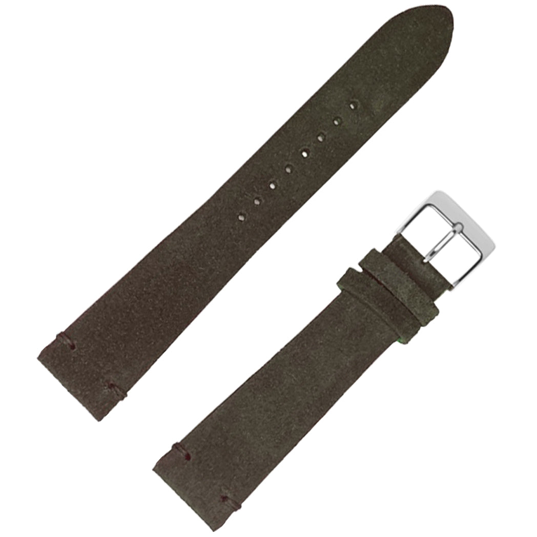 Fluco Cannes Brown Suede Leather Watch Strap | Holben's