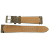 Fluco Cannes Moss Suede Leather Watch Strap | Holben's