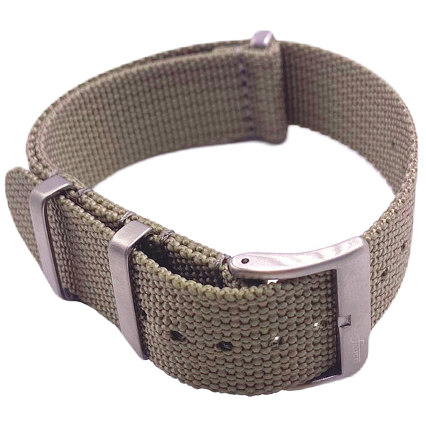 Fluco Field NATO Taupe Nylon Watch Strap | Holben's