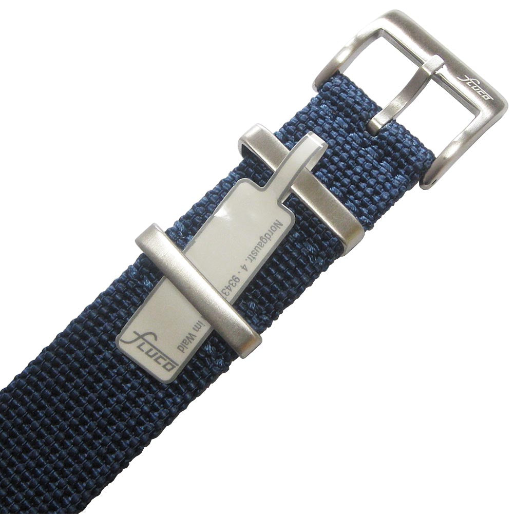 Fluco Field Military G10 Nylon Watch Strap Blue - Holben's