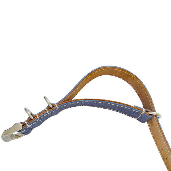 Fluco Finest Military G10 Leather Watch Strap Blue - Holben's