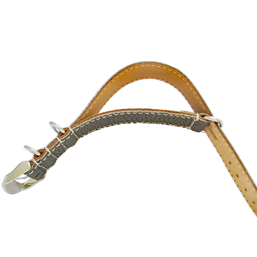 Fluco Finest Military G10 Leather Watch Strap Grey - Holben's