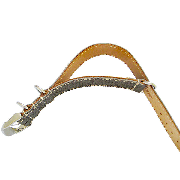 Fluco Finest Military G10 Leather Watch Strap Grey - Holben's