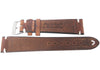 Fluco Hunter Whiskey Leather Watch Strap - Holben's Fine Watch Bands