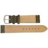 Fluco Nizza Moss Suede Leather Watch Strap - Holben's Fine Watch Bands