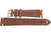 Fluco Hunter Racing Whiskey Leather Watch Strap - Holben's Fine Watch Bands