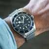 Forstner 11-Row Beads of Rice Watch Bracelet TUDOR Black Bay - Holben's