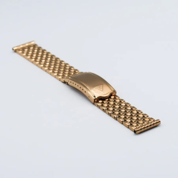 Forstner 7-Row Beads of Rice Gold Watch Bracelet - Holben's