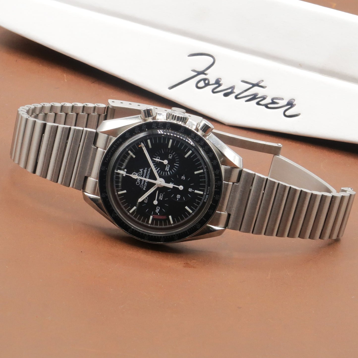 Forstner Barrel Stainless Steel Watch Bracelet Omega Speedmaster | Holbens