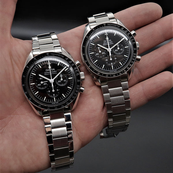 Forstner Contemporary Flat Link Stainless Steel Watch Bracelet for Omega  Speedmaster