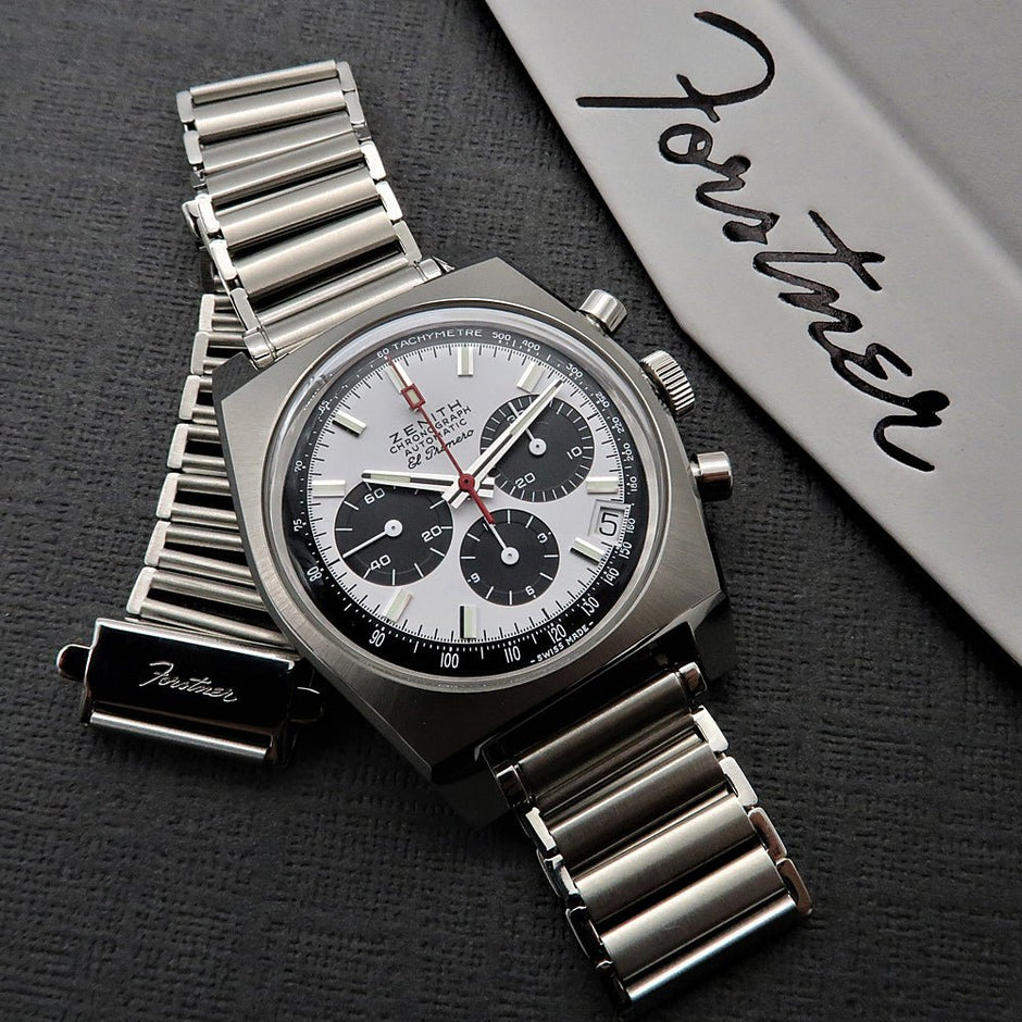 Forstner Klip Bonklip-Style Stainless Steel Ladder Watch Bracelet