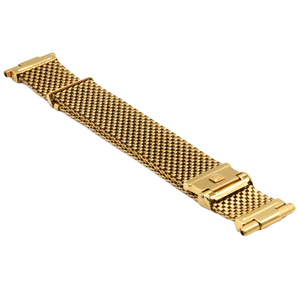 Forstner Komfit Wide Gold-Plated Stainless Steel Watch Bracelet | Holbens