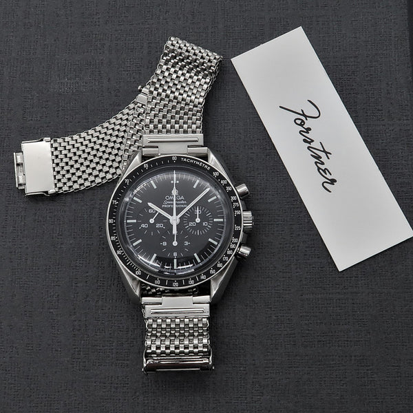 Forstner Komfit JB Straight End Steel Mesh Watch Band