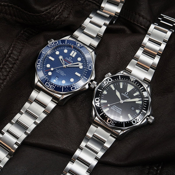 LOT:1 | A stainless steel gentleman's Omega Seamaster bracelet watch.