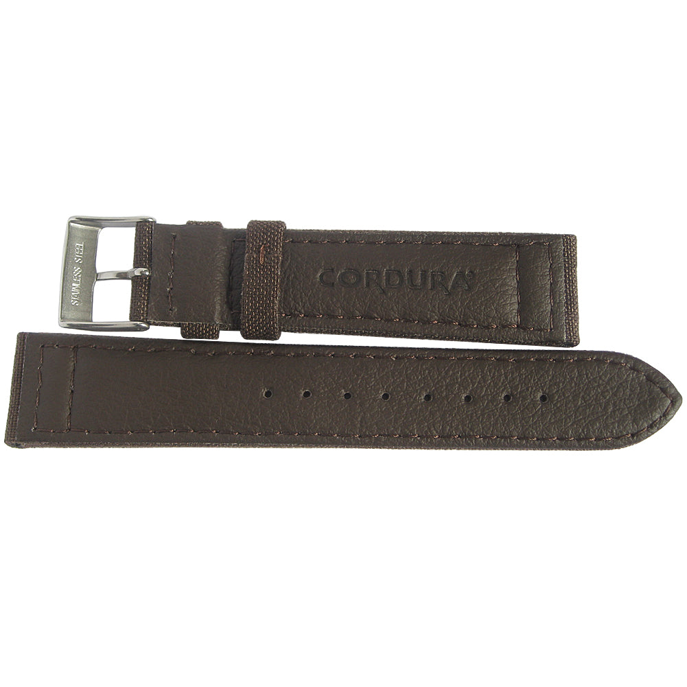 Hadley-Roma MS850 Cordura Brown Watch Strap-Holben's Fine Watch Bands