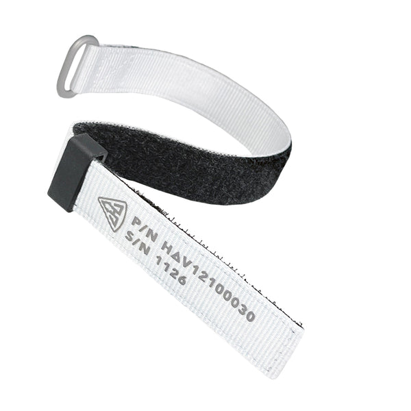 Haveston IVA Beta White Hook Loop Watch Strap - Holben's Fine Watch Bands