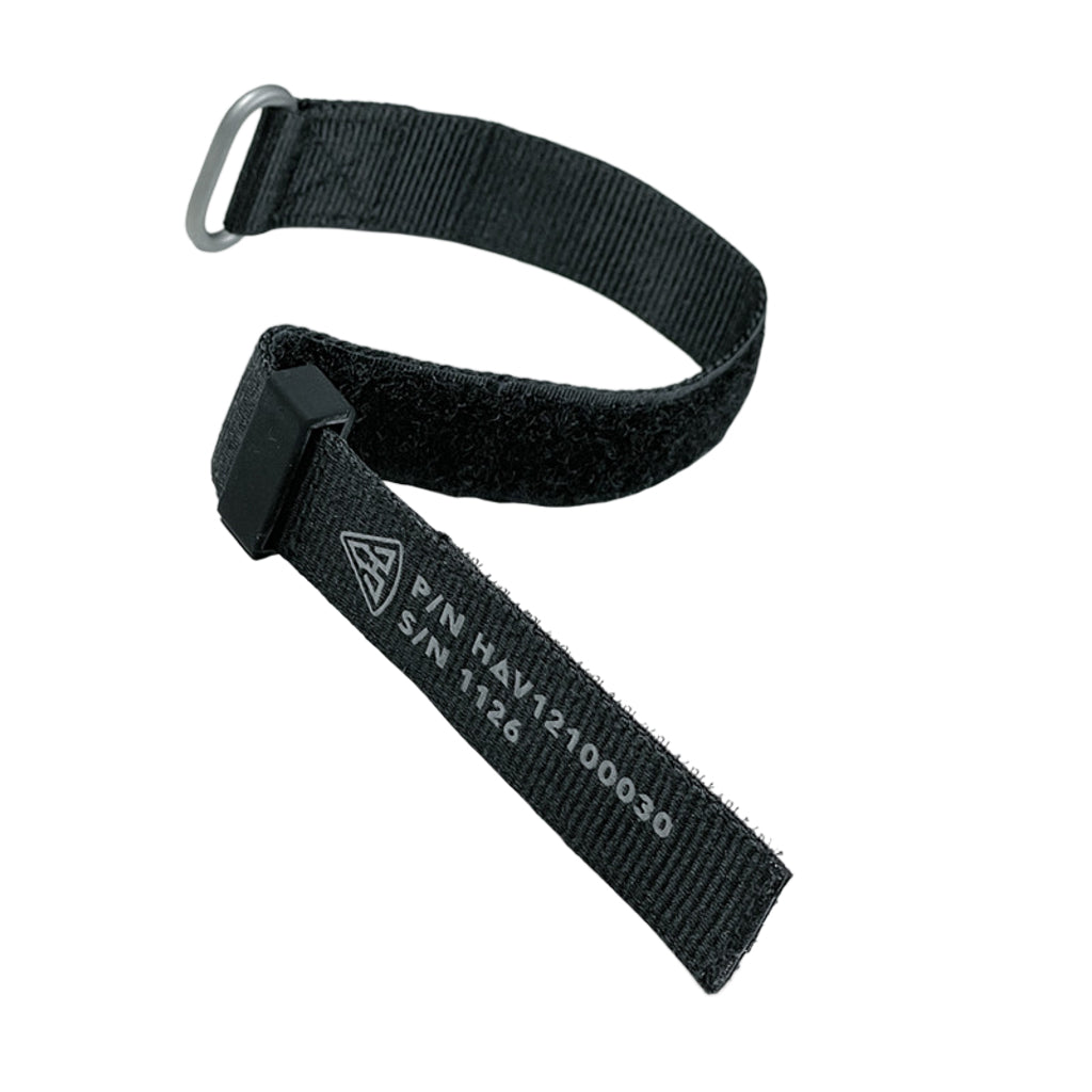 Haveston IVA LOS Hook Loop Black Watch Strap - Holben's Fine Watch Bands