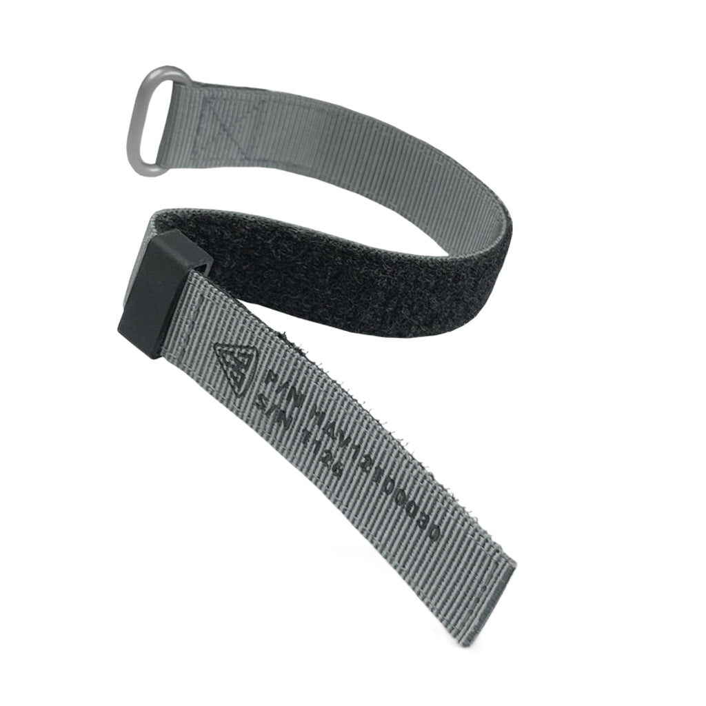 Haveston IVA Lunar Grey Hook Loop Watch Strap - Holben's Fine Watch Bands