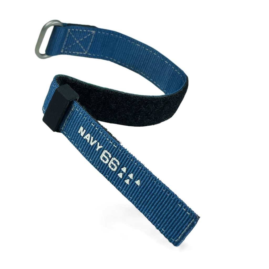 Haveston IVA NAVY 66 Hook Loop Watch Strap - Holben's Fine Watch Bands