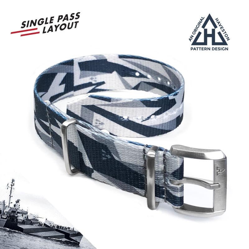 Nato Strap Co Submarine Brushed 18mm Nato Strap Co Submarine