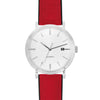 Hirsch Arne Performance Sailcloth Red Vegan Watch Strap | Holbens