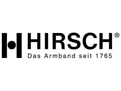 Hirsch Bologna Black Leather Watch Strap | Holben's