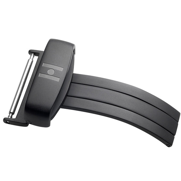 Hirsch Matte Black Flip Lock Deployant Clasp