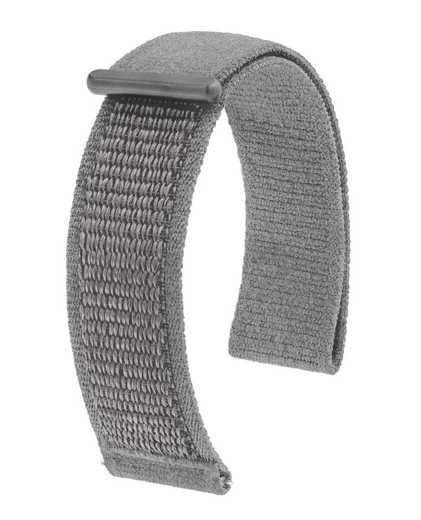 Hirsch Vocem Velcro Grey Quick Release Watch Strap | Holben's