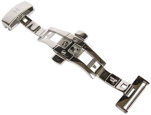 Hirsch Pusher Butterfly Deployant Clasp Stainless Steel | Holben's