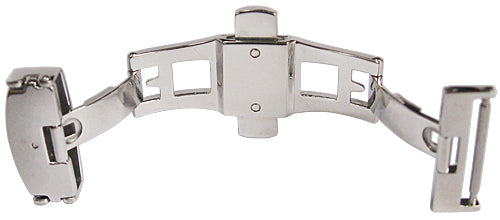 Hirsch Pusher Butterfly Deployant Clasp Stainless Steel | Holben's