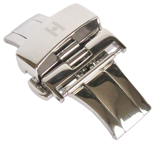 Hirsch Pusher Butterfly Deployant Clasp Stainless Steel | Holben's