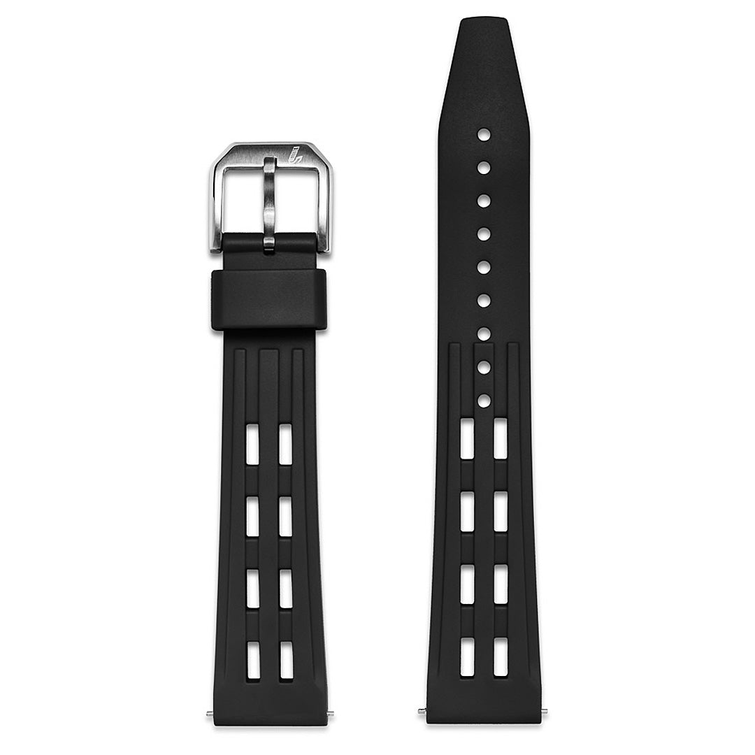 ISOfrane VS 1969 Rubber Watch Strap Black - Holben's