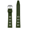 ISOfrane VS 1969 Rubber Watch Strap Green - Holben's