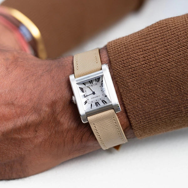 Molequin Saffiano Watch Strap Cream - Holben's