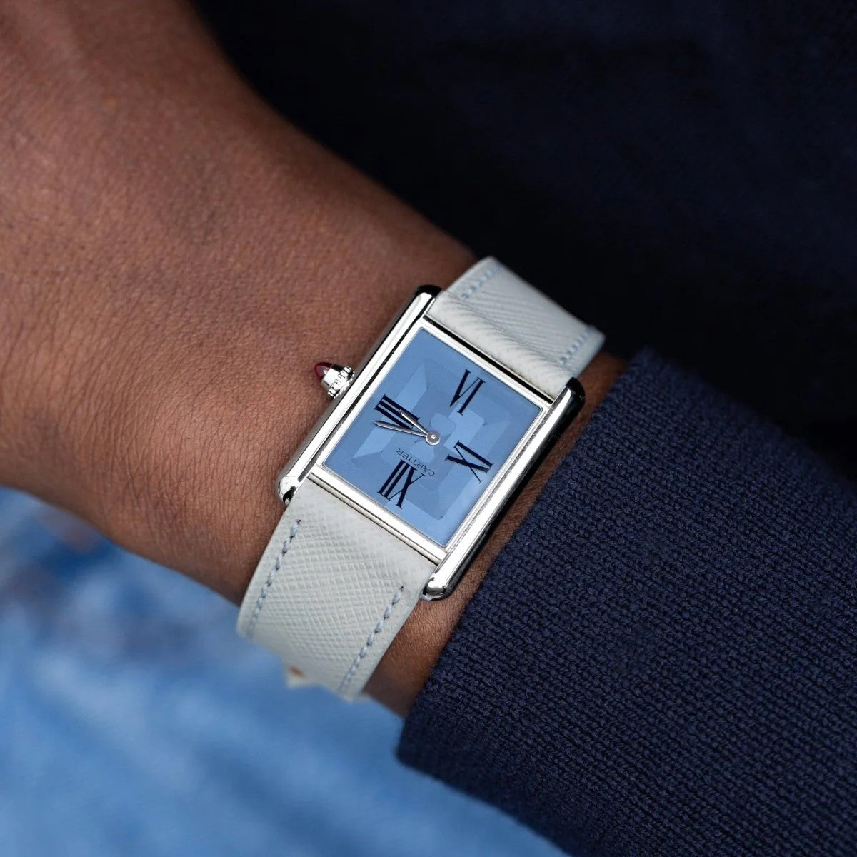 Molequin Saffiano Watch Strap Mint - Holben's