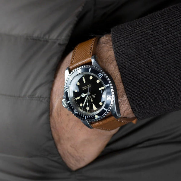 Molequin Saffiano Watch Strap Terracotta - Holben's