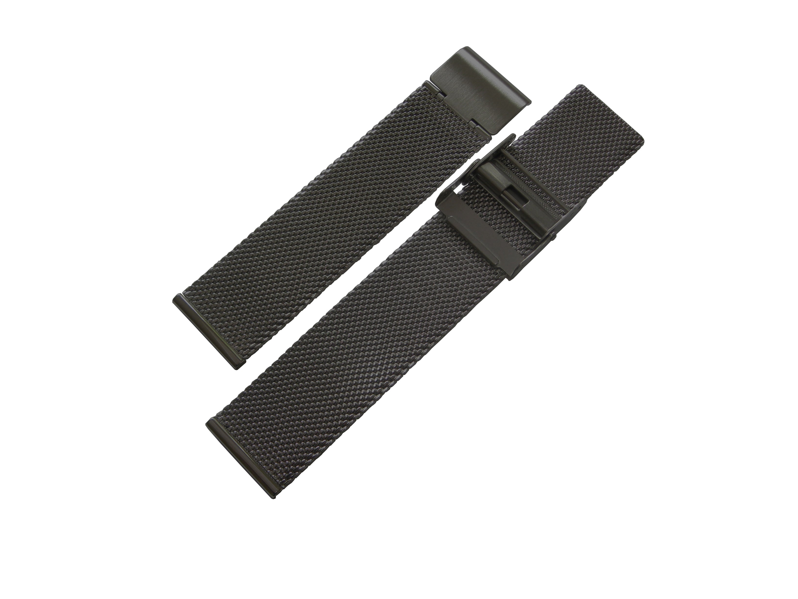 Staib 2905 SOC Fine Stainless Steel Milanese Mesh Watch Bracelet Black - Holben's
