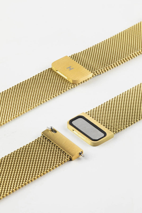 Hirsch Milanaise Mesh Gold Steel Watch Bracelet - Holben's