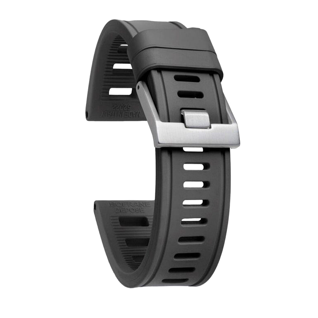 ISOfrane Anthracite Grey Rubber Watch Strap | Holben's