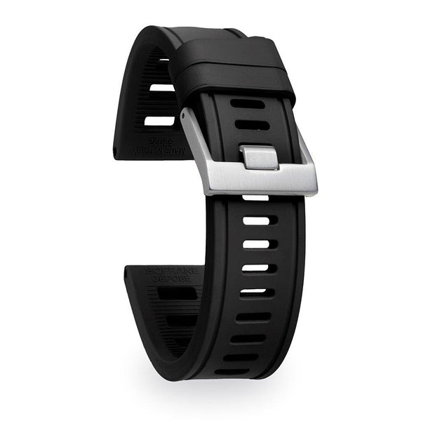 ISOfrane Black Rubber Watch Strap | Holben's