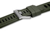 ISOfrane 1968 Rubber Watch Strap Green - Holben's