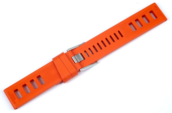ISOfrane Orange Rubber Watch Strap | Holben's