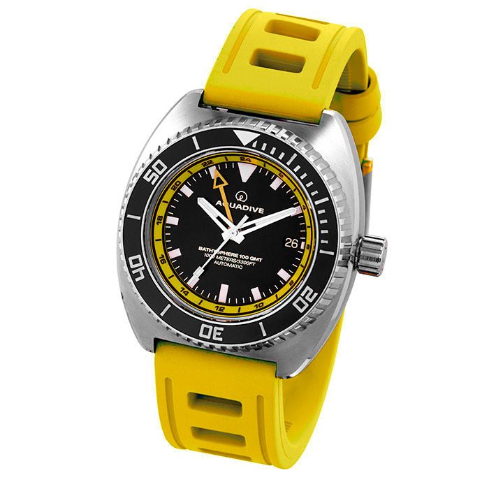 The Original ISOfrane Yellow Rubber Dive Watch Band Strap