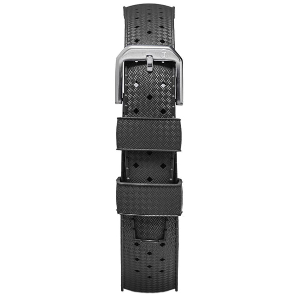 TROPIC Anthracite Rubber Watch Strap | Holben's