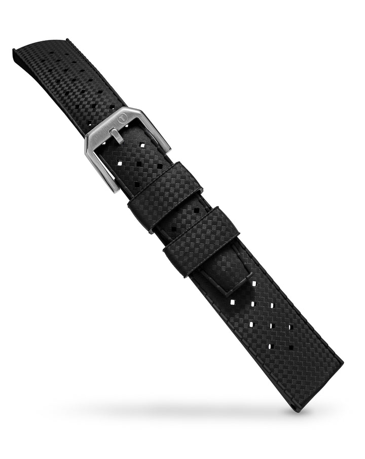 The Original TROPIC® Black Rubber Dive Watch Band Strap