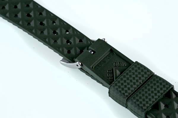 TROPIC Black Rubber Watch Strap | Holben's