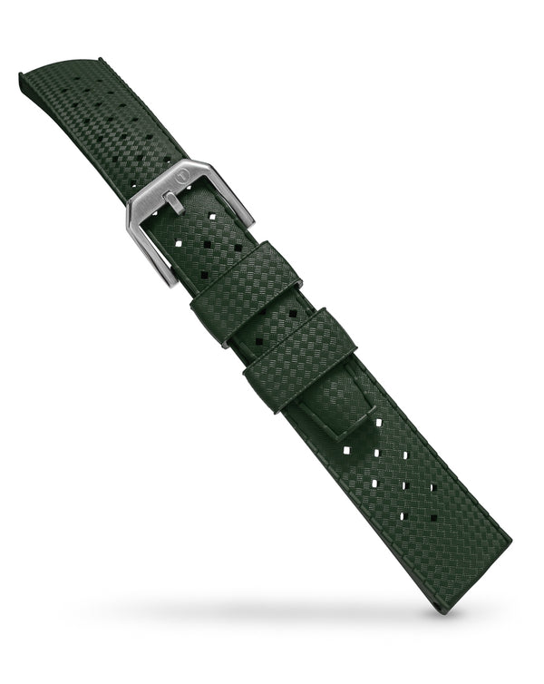 TROPIC Rubber Watch Strap Green - Holben's