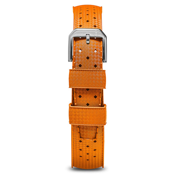 TROPIC Orange Rubber Watch Strap | Holben's
