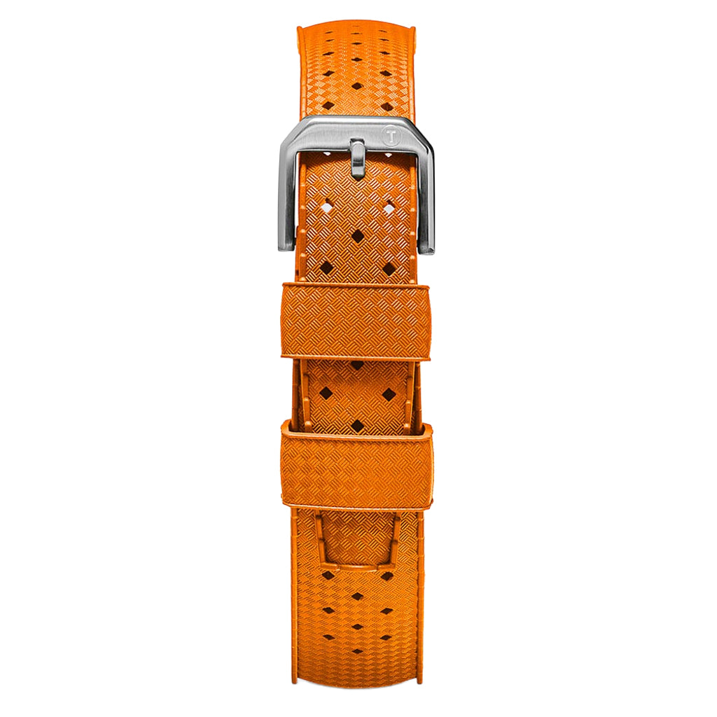 TROPIC Orange Rubber Watch Strap | Holben's